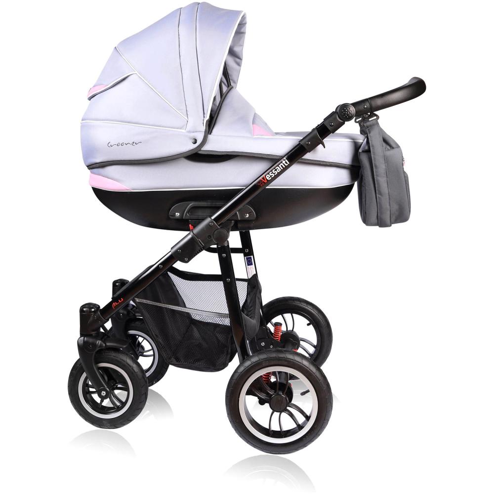 Carucior Crooner 2 in 1 Vessanti PinkGray - 1 | YEO