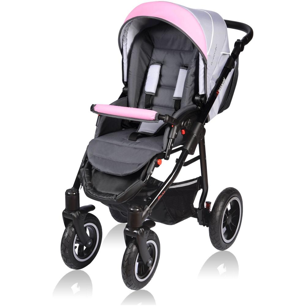 Carucior Crooner 2 in 1 Vessanti PinkGray - 2 | YEO