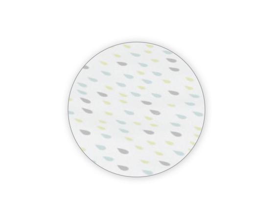 Husa impermeabila pentru saltele jerse din bumbac cu elastic 120x60cm drops