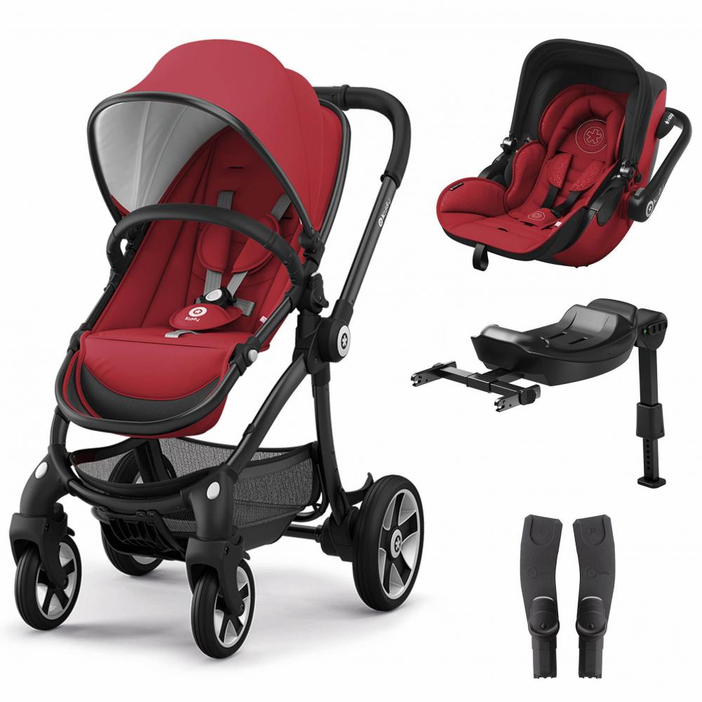 Set carucior evostar 1 + scoica auto evoluna i-size ruby red
