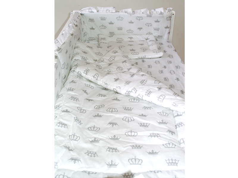 Lenjerie Coronite Alb 4+1 piese 140×70 140x70 imagine noua responsabilitatesociala.ro