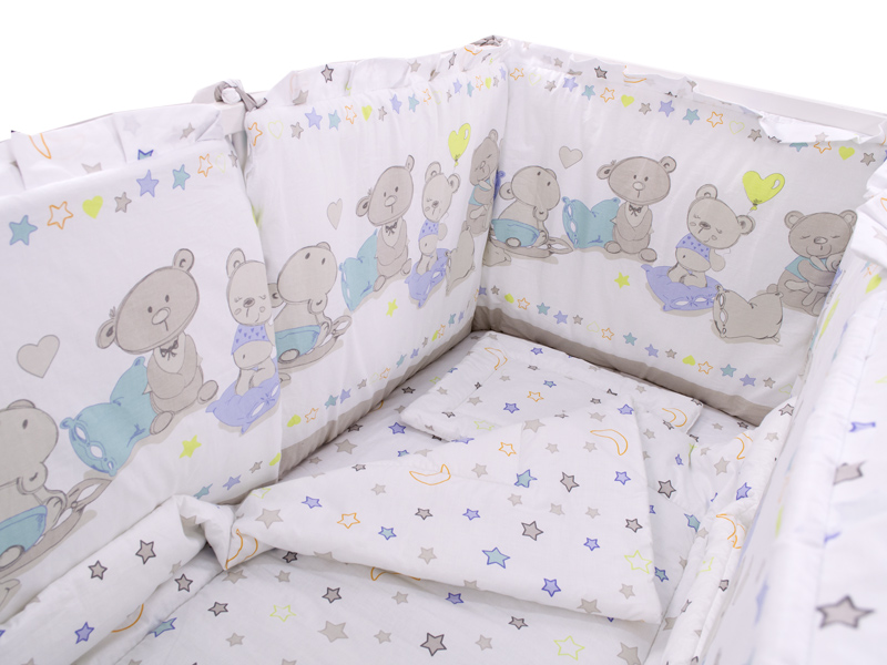 Lenjerie teddy love stars 120x60 cu laterale inalte