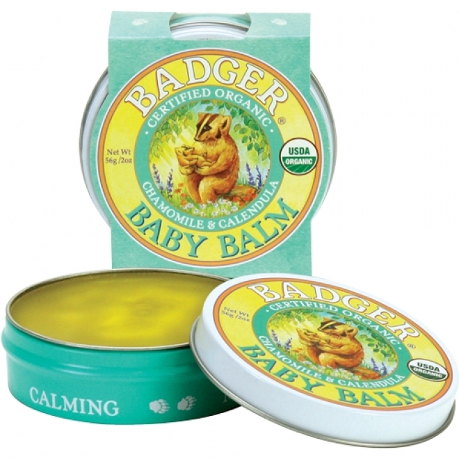 Mini balsam pentru bebelusi Baby Balm Badger 21 g