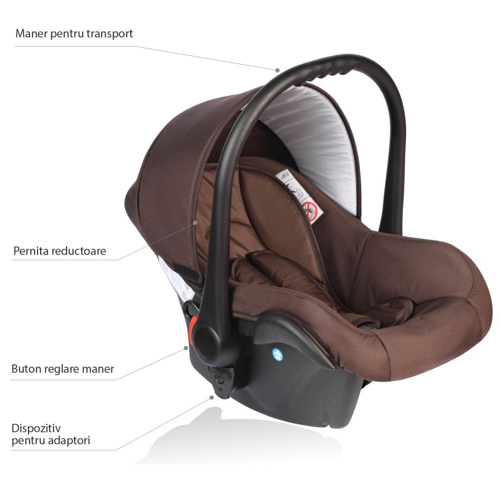 Scaun auto crooner vessanti brown