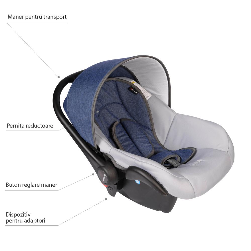 Scaun auto crooner prestige vessanti blue