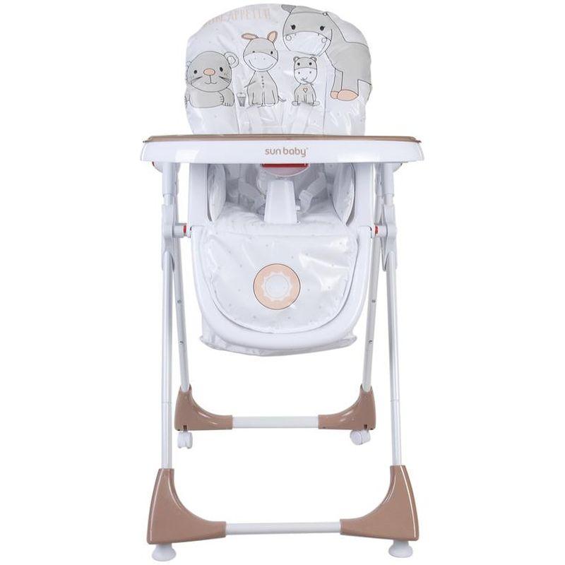 Scaun de masa comfort lux sun baby maro