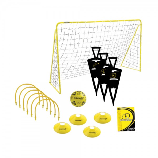 Set fotbal MVS cu poarta minge si jaloane MVS imagine noua responsabilitatesociala.ro