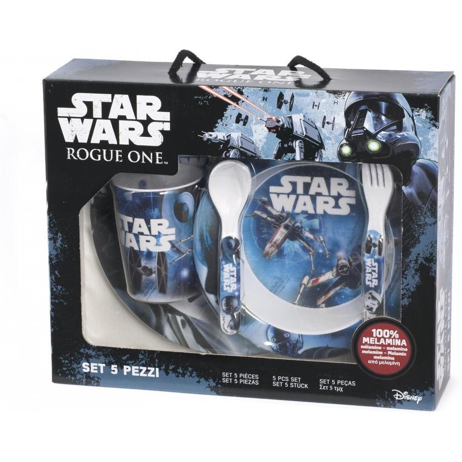 Set pentru masa melamina 5 piese Star Wars Rogue One Lulabi 8330500 - 1 | YEO