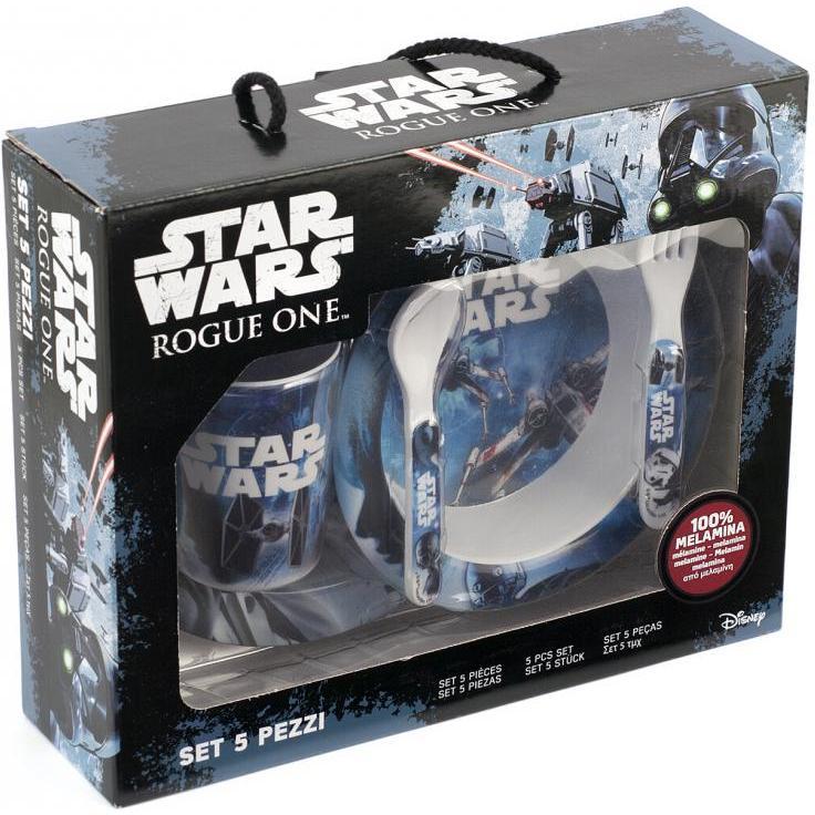 Set pentru masa melamina 5 piese Star Wars Rogue One Lulabi 8330500 - 2 | YEO