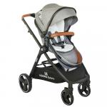 Carucior tranformabil 2 in 1 Bali Zen Gray Melange