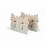 Set 2 pereti mari din lemn pentru castel Papo