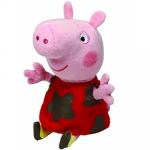 Plus licenta Peppa Pig, Peppa murdarica (15 cm) - Ty