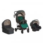 Set Carucior Rapid 4S Plus Trio Set Caviar/Emerald