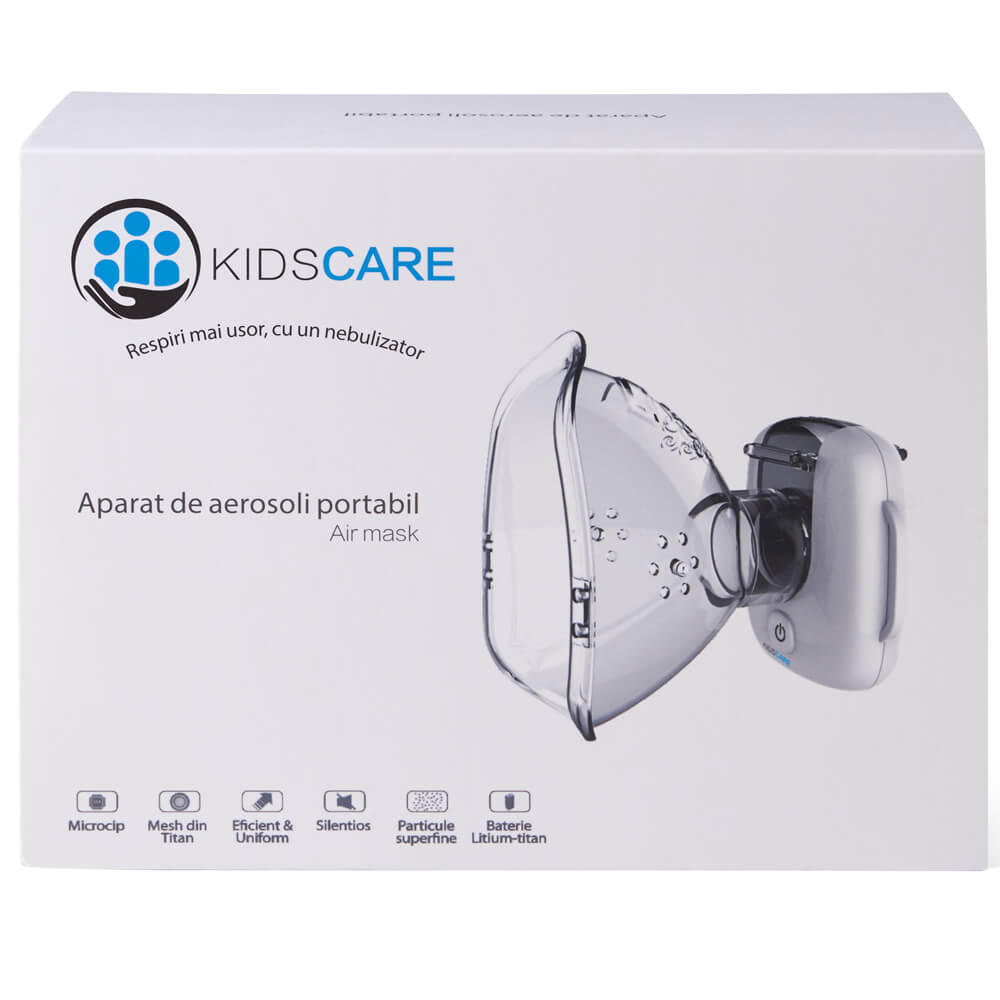 Aparat de aerosoli portabil si silentios KidsCare Air Mask - 1 | YEO