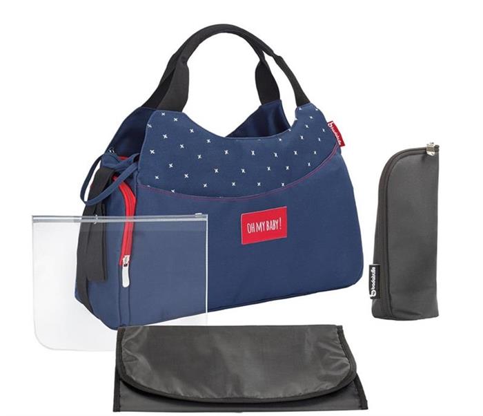 Geanta pentru scutece Multipocket Dark Blue