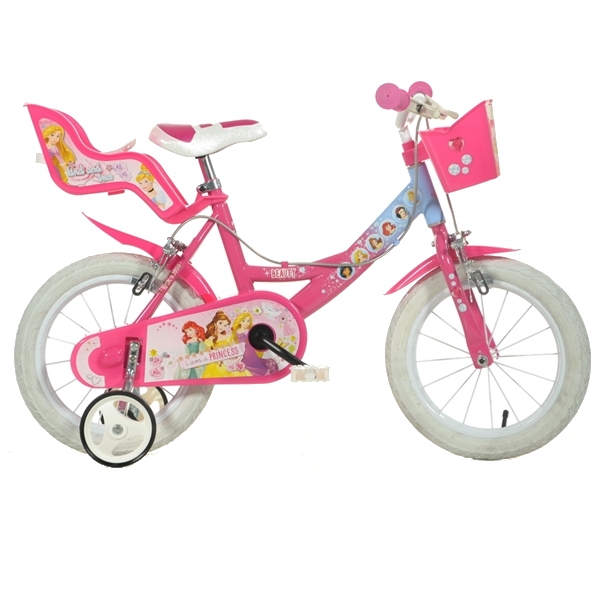 Bicicleta Pentru Fetite Disney Princess 14 Inch Dino Bikes