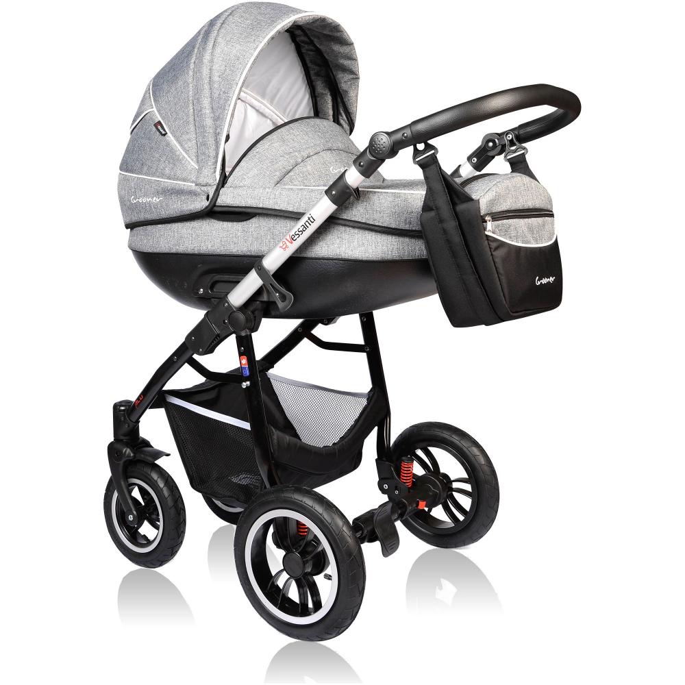 Carucior Crooner Prestige 3 in 1 Vessanti Gray