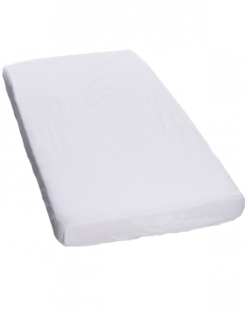 Cearceaf classic din frotir cu elastic 140x70 cm alb 01