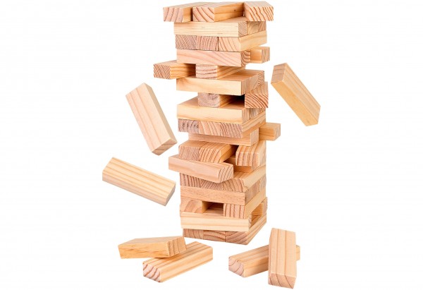 Joc de lemn Patatrack Turnul Instabil 54 piese Globo