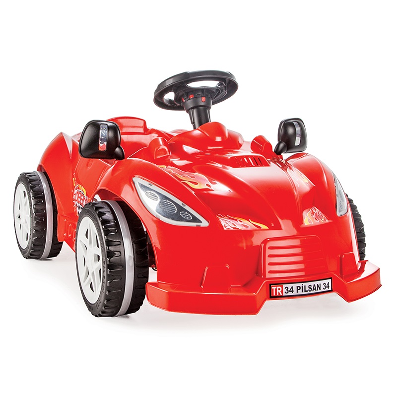 Masinuta cu pedale Speedy Car Red - 2