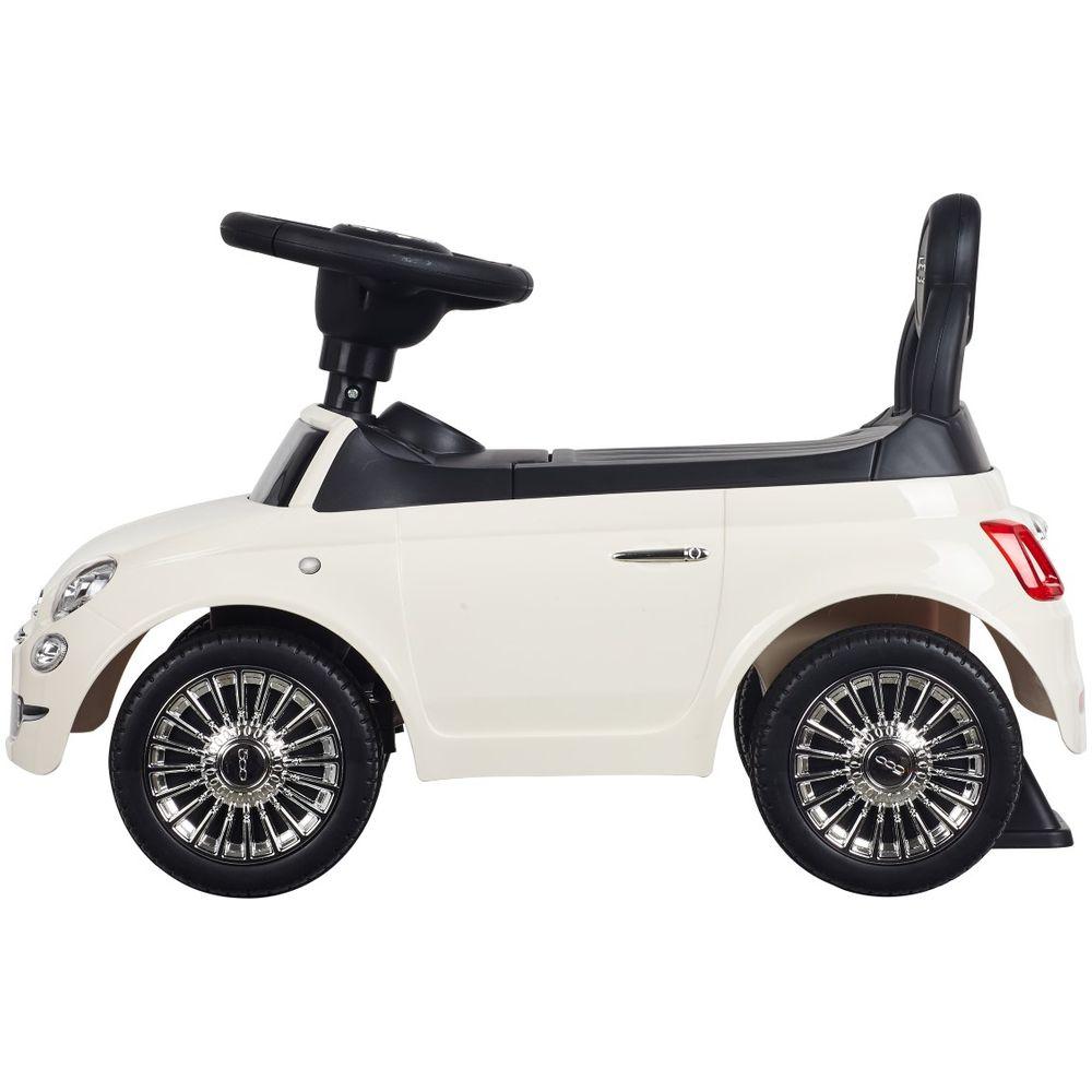 Masinuta fara pedale fiat 500 alb