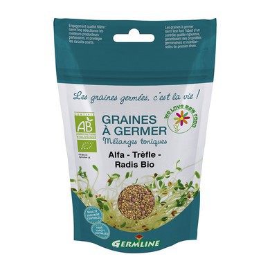 Mix alfalfa, trifoi, ridiche pt germinat bio 150g