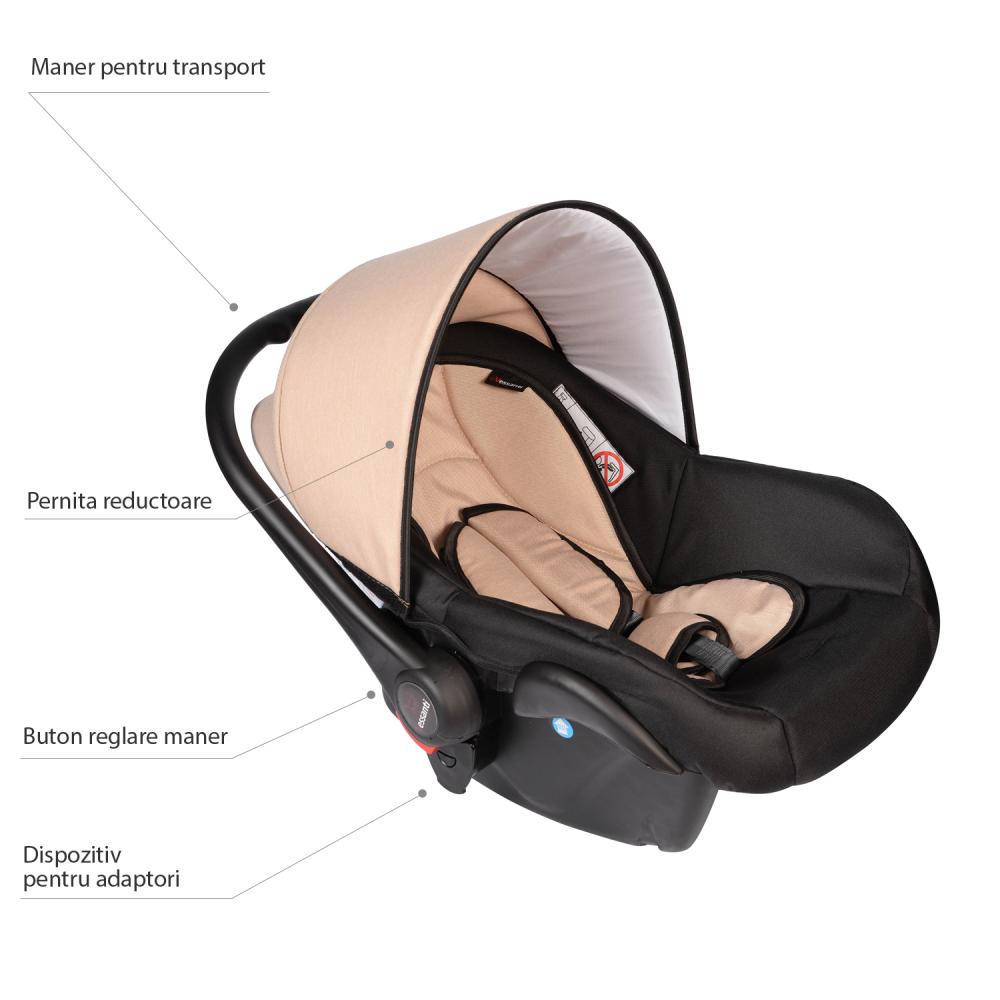 Scaun auto crooner prestige vessanti cream