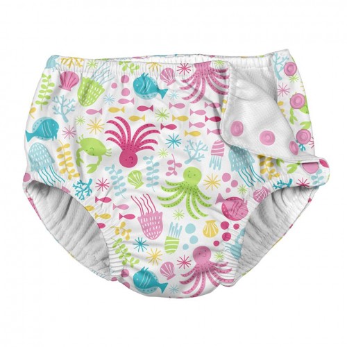 Slip refolosibil pentru inot si antrenament la olita ultimate iplay white sea pals 18 luni