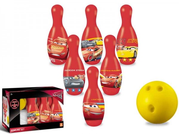 Set bowling Cars cu popice si bila Mondo MONDO imagine 2022