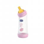 Biberon Chicco WellBeing PP in unghi girl 250ml t.c. flux normal 0+luni 0%BPA