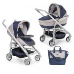 Carucior 2 in 1 Chicco Duo Love Motion BluePassion 0luni+