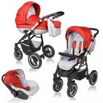 Carucior Crooner Prestige 3 in 1 Vessanti Red