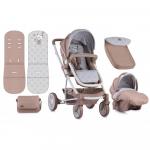 Carucior Set S-500 cos auto inclus Beige Indian Bear