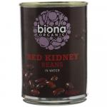Fasole rosie Red Kidney boabe conserva bio 400g Biona