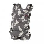 Marsupiu Emeibaby Organic Baby Limited Edition White Dino + Colier mutifunctional Sherbert CADOU