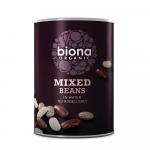 Mix din 3 tipuri de fasole boabe bio 400g Biona