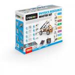 Stem Fizica Master Set: Masini simple, Structuri, Legile lui Newton si Energie solara