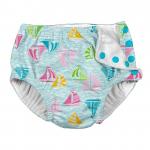 Scutec pentru inot si antrenament la olita Ultimate iPlay Light Aqua Sailboat Sea 12 luni