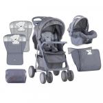 Set Carucior 2 in 1 Foxy cos auto inclus Grey My Teddy