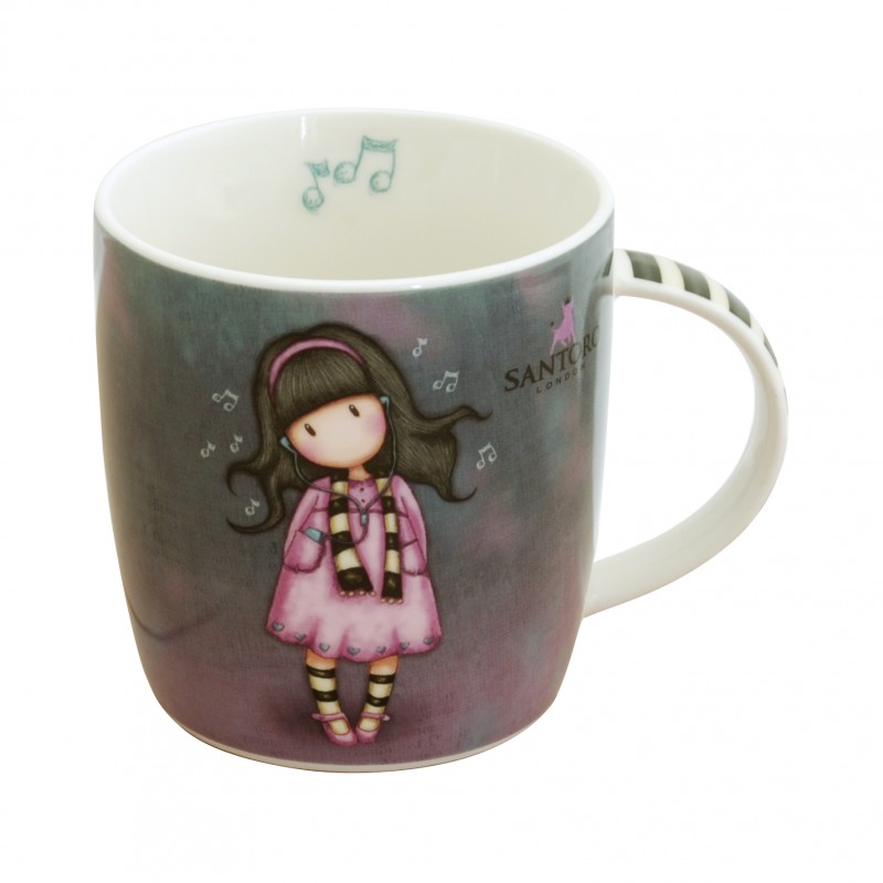 Cana portelan in cutie gorjuss 330ml little song