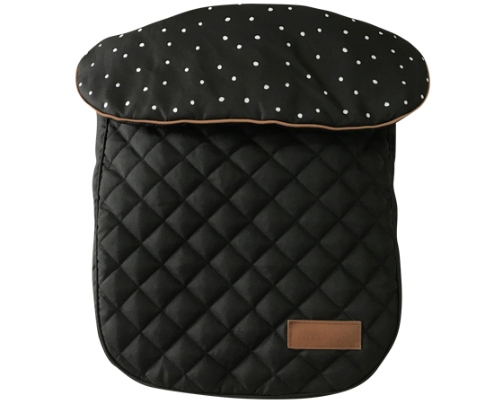 Carucior transformabil 2 in 1 dotty black
