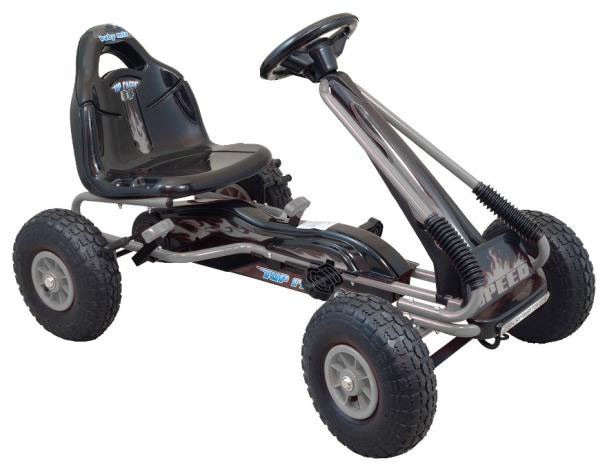 Kart cu pedale speed fever grey