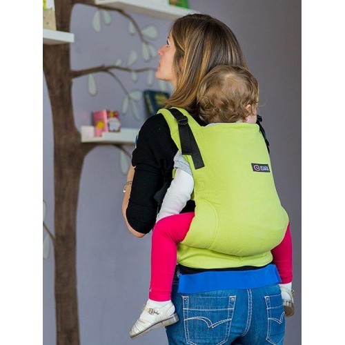 Marsupiu isara toddler full wrap conversion lime