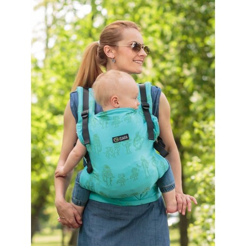 Marsupiu isara toddler full wrap conversion sycha retrobots