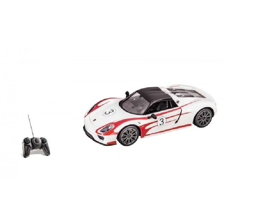Masinuta cu telecomanda Mondo Porsche 918 Racing scara 1:10 cu acumulator 6V inclus