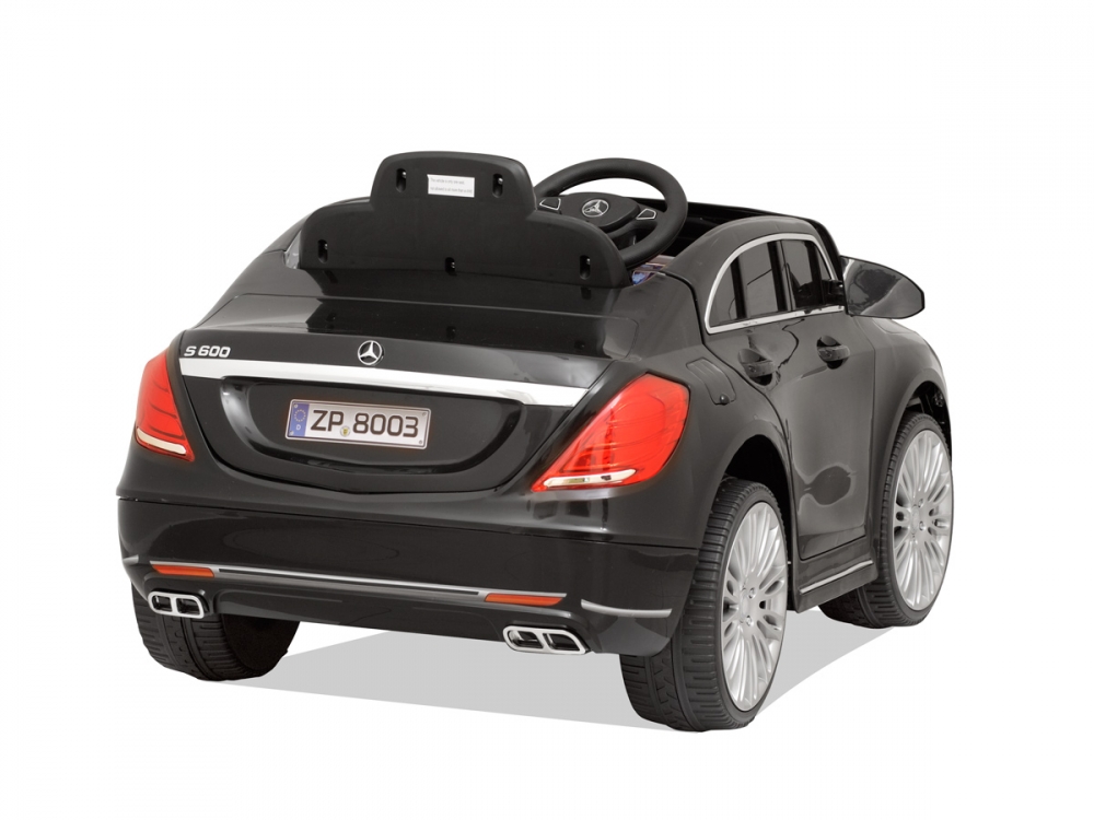 Masinuta electrica cu telecomanda Mercedes Benz S-Class Black Benz imagine 2022 protejamcopilaria.ro