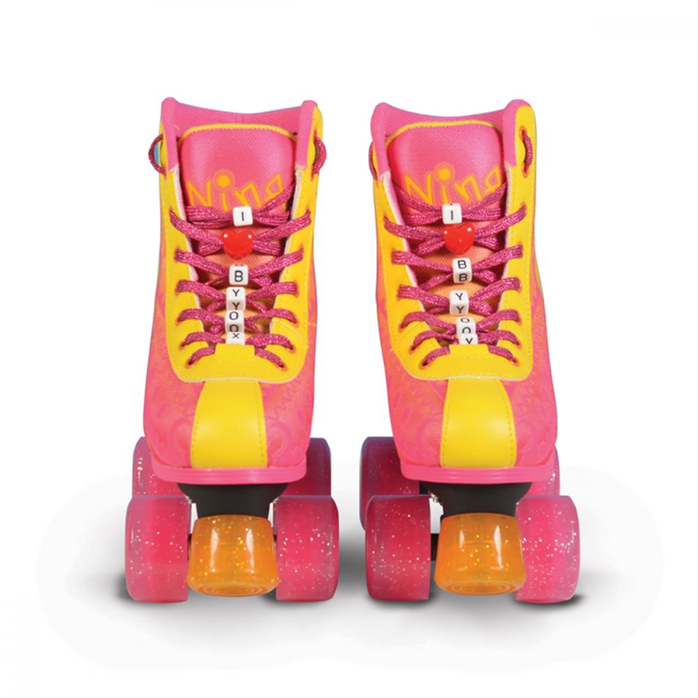 Patine cu rotile pentru fetite Nina 2 35-38 - 3