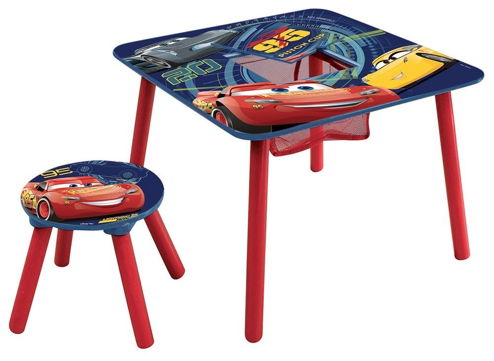 Set masuta multifunctionala si 1 taburet Cars 3