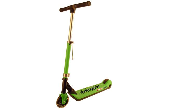 Trotineta electrica Junior Rocket verde copii