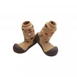 Incaltaminte Attipas Twinkle cu ciorapel gros maro EU 20 (115 mm)